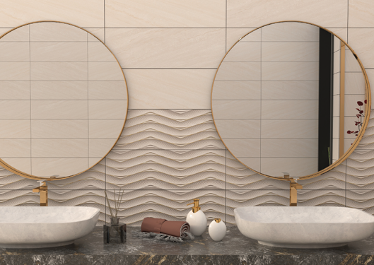 بلاط بإيحاءات خشبية